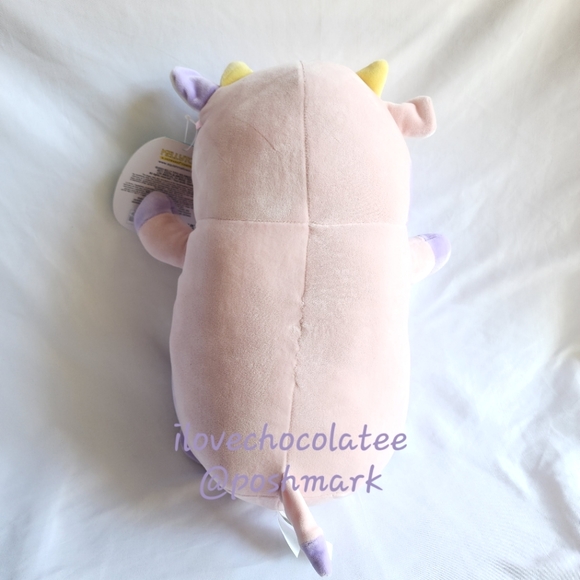 Patty 14" Squishmallows Hugmees purple cow stuffed animal - Picture 2 of 5